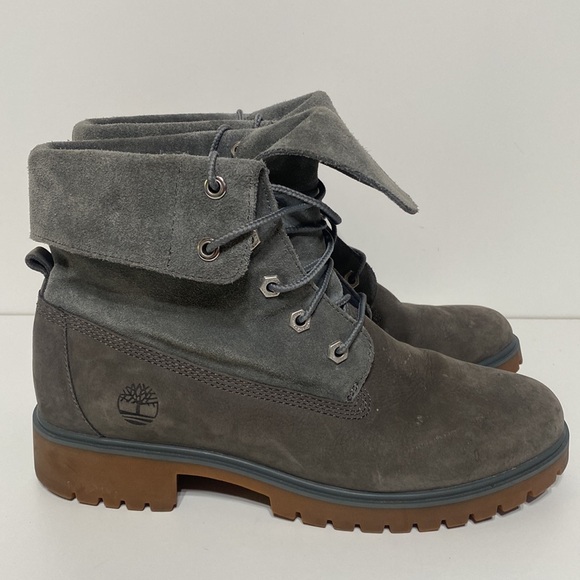 Timberland Women’s Jayne Roll Top Nubuck Leather Boots - Picture 17 of 17